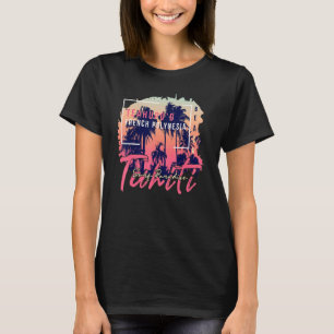 Tahiti Surf Paradise Teahupoo French Polynesia Ta T-Shirt