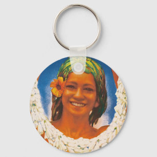 Tahiti ~ The Pearl of the Pacific Keychain