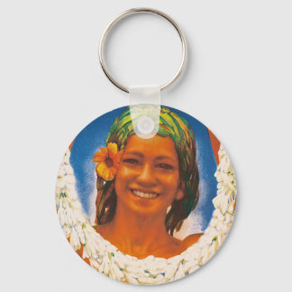 Tahiti ~ The Pearl of the Pacific Keychain
