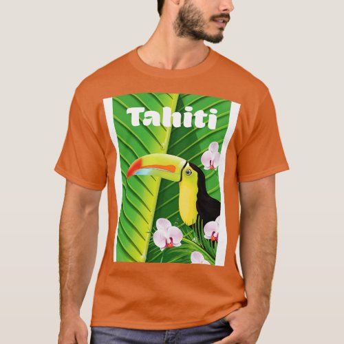 Tahiti Travel poster T_Shirt