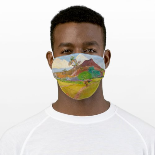 Tahitian Landscape by Paul Gaugin Adult Cloth Face Mask