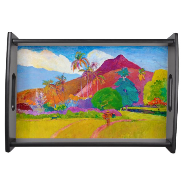 Tahitian Landscape, Gauguin Serving Tray (Front)