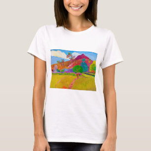 Tahitian Landscape, Gauguin T-Shirt