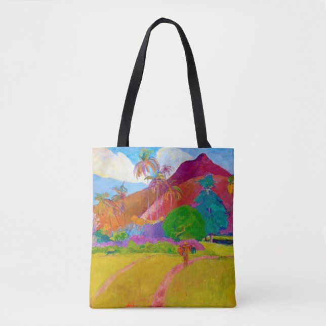 Tahitian Landscape, Gauguin Tote Bag (Front)