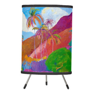Tahitian Landscape, Gauguin Tripod Lamp