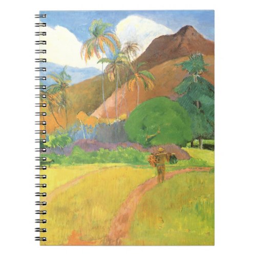 Tahitian Landscape Mountains Tahiti Paul Gauguin Notebook