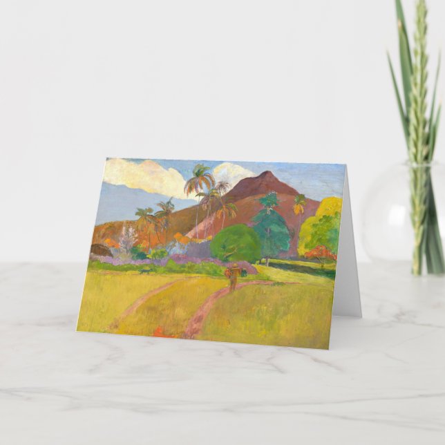 Tahitian Landscape | Paul Gauguin Card (Front)