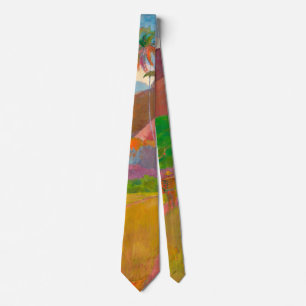 Tahitian Landscape Paul Gauguin Post-Impressionist Neck Tie