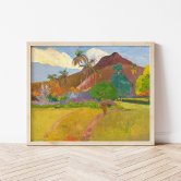 Paul Gauguin - Tahitian Landscape Poster | Zazzle
