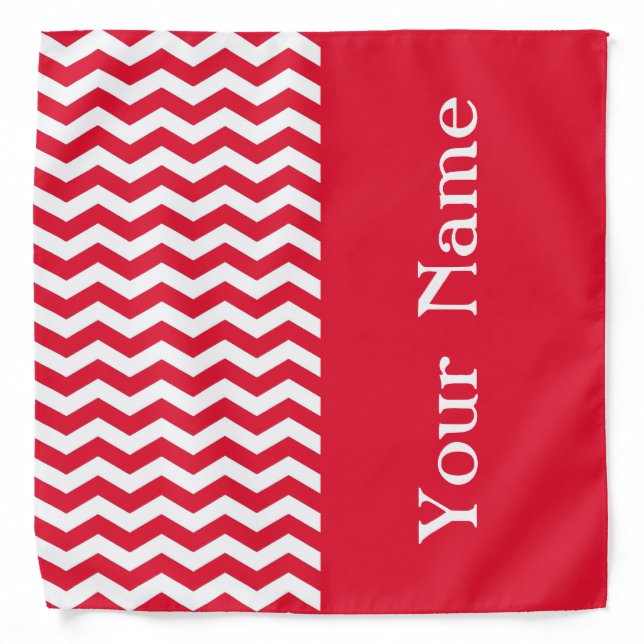 Tahitian Orchid Wave Chevron Bandana (Front)