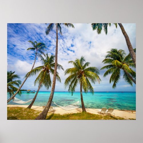 Tahitian Tropical Paradise Poster