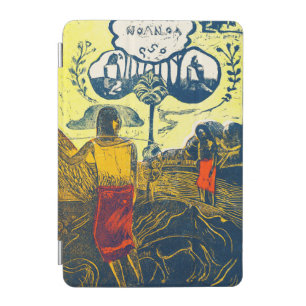 Tahitian Women and Dog, Gauguin iPad Mini Cover