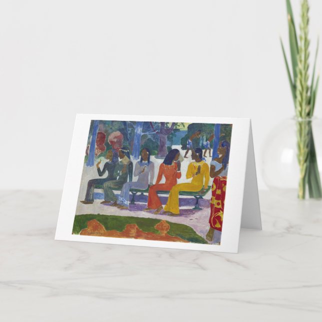 Tahitian Women, Gauguin Card (Front)