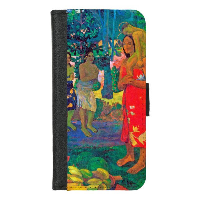 Tahitian Women, Gauguin iPhone Wallet Case (Front)