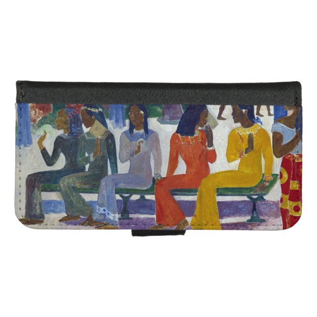 Tahitian Women, Gauguin iPhone Wallet Case (Front (Horizontal))