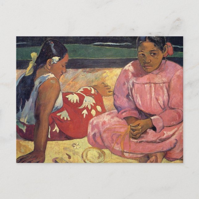 'Tahitian Women on the Beach' - Gauguin Postcard (Front)