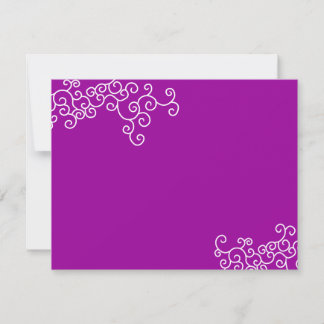Tahlee Custom Bat Mitzvah RSVP Card