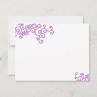 Tahlee Custom Bat Mitzvah Thank You 909 Note Card