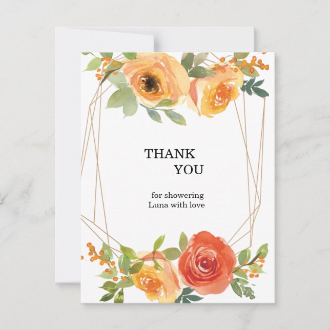 tahnk you card (Front)