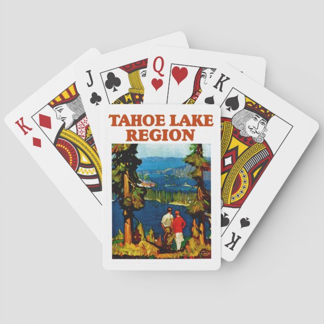 Tahoe Lake Region Poker Cards (Back)