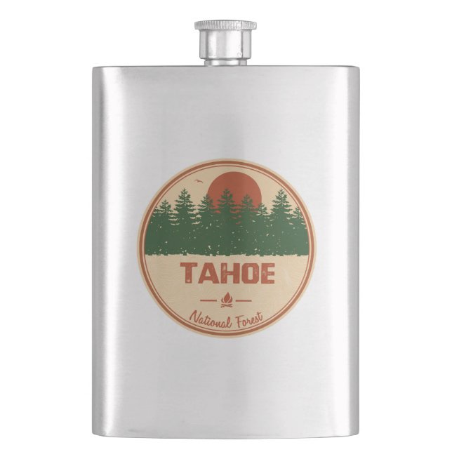 Tahoe National Forest Flask (Front)
