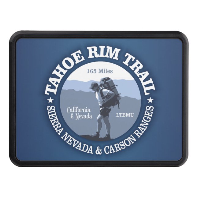 Tahoe Rim Trail Hitch Cover (Front)