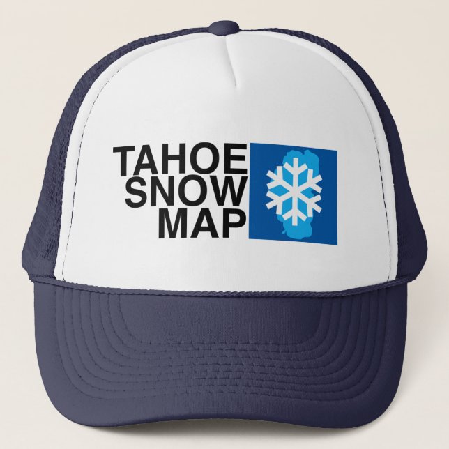 Tahoe Snow Map Hat (Front)