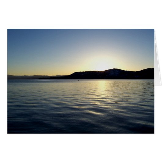 Tahoe Sunset Cards (Front Horizontal)