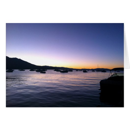 Tahoe sunset cards (Front Horizontal)