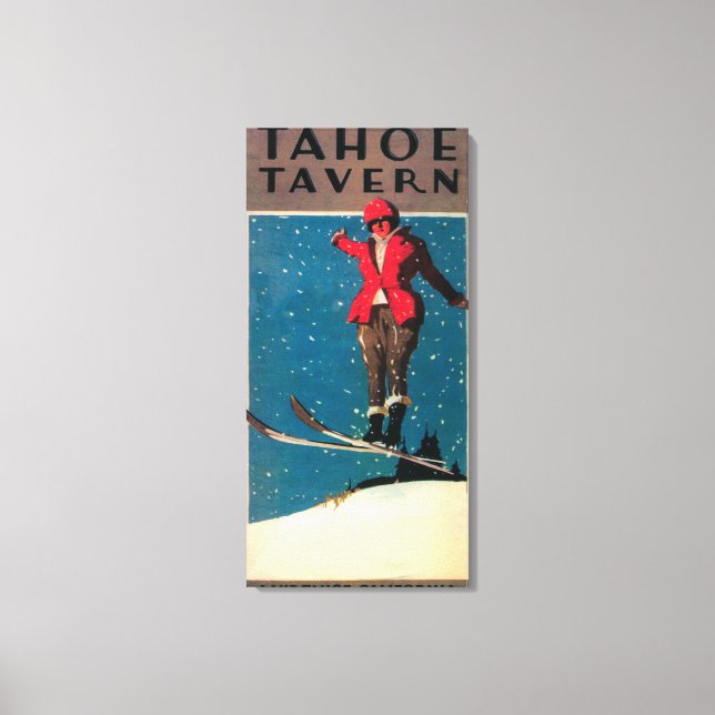 Tahoe Tavern Promo Poster Canvas Print (Front)