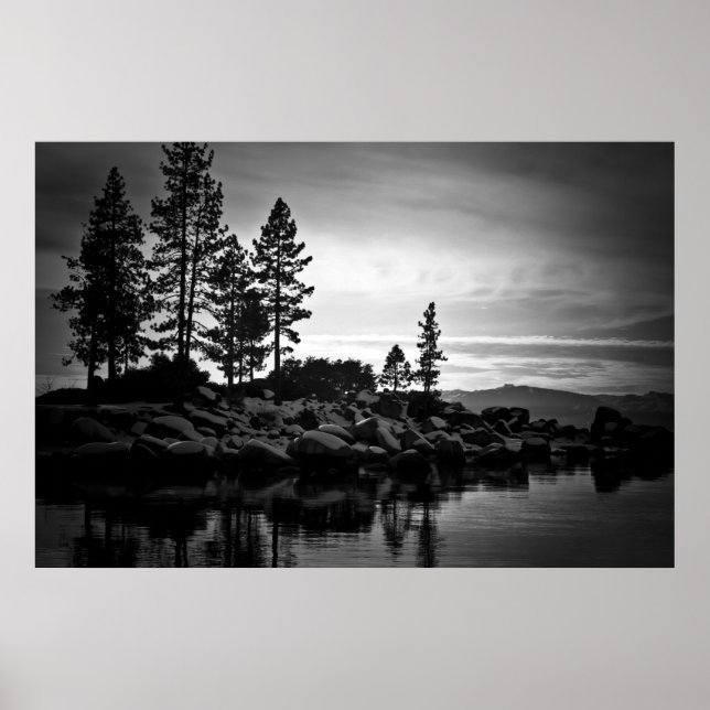 Tahoe's Heavenly Glass Poster (Front)