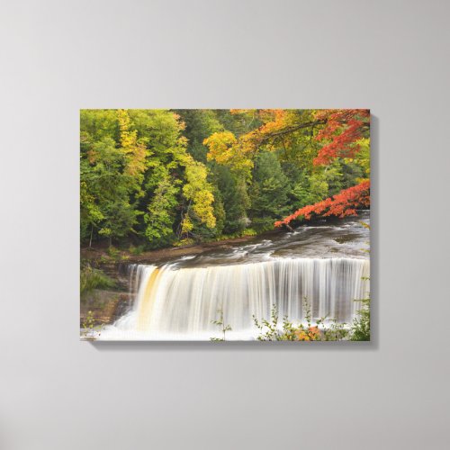 Tahquamenon Falls in Fall Canvas Print