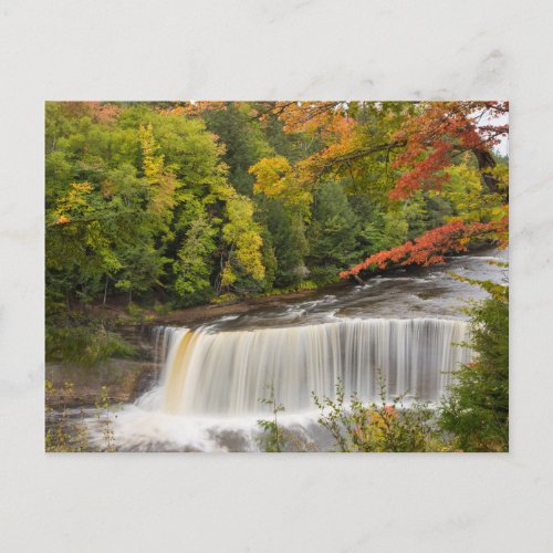 Tahquamenon Falls in Fall Postcard