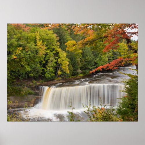 Tahquamenon Falls in Fall Poster