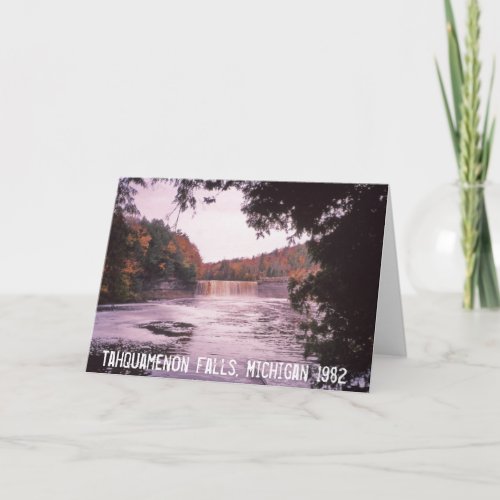 Tahquamenon Falls Michigan Card