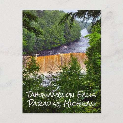 Tahquamenon Falls Michigan Postcard