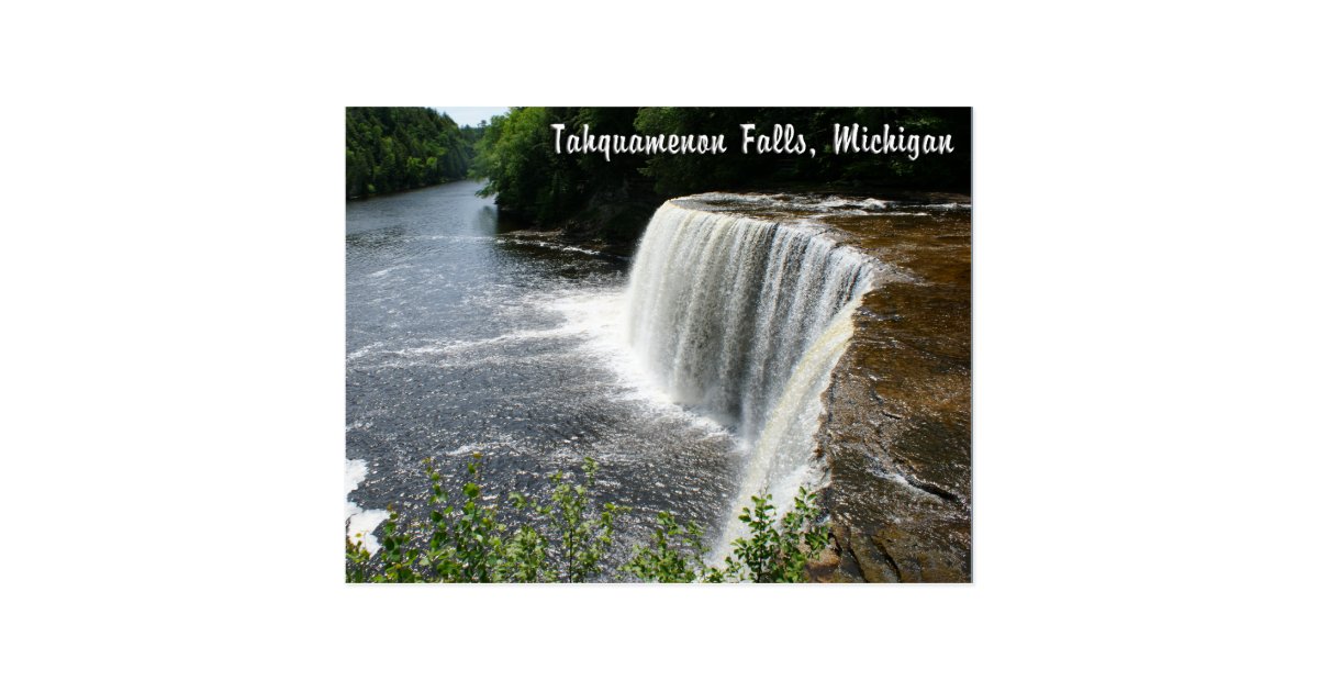 Tahquamenon Falls, Paradise, Michigan Postcard