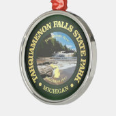 Tahquamenon Falls SP Metal Ornament (Left)