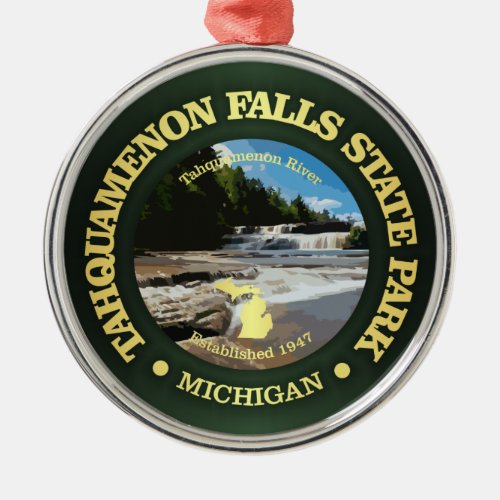 Tahquamenon Falls SP Metal Ornament