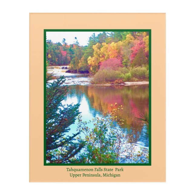 Tahquamenon Falls State Park, Mi. Acrylic Wall Art (Front)