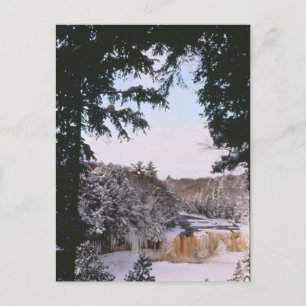Tahquamenon Falls Upper Peninsula Postcard