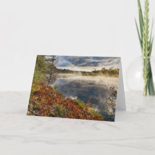 Tahquamenon River Sunrise Paradise, Michigan Card