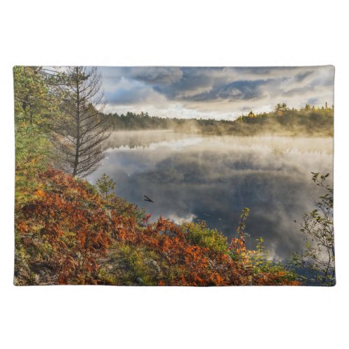 Tahquamenon River Sunrise  Paradise Michigan Cloth Placemat