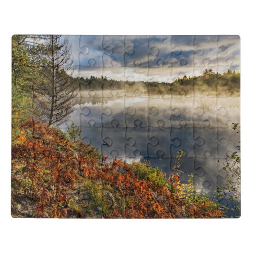 Tahquamenon River Sunrise  Paradise Michigan Jigsaw Puzzle