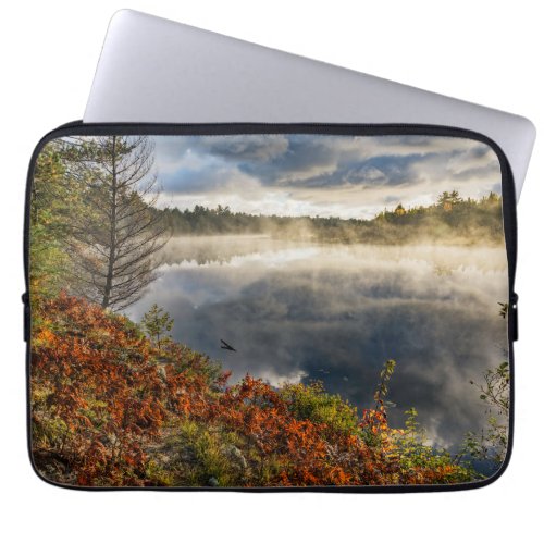 Tahquamenon River Sunrise  Paradise Michigan Laptop Sleeve