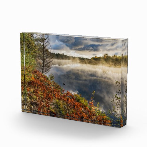 Tahquamenon River Sunrise  Paradise Michigan Photo Block