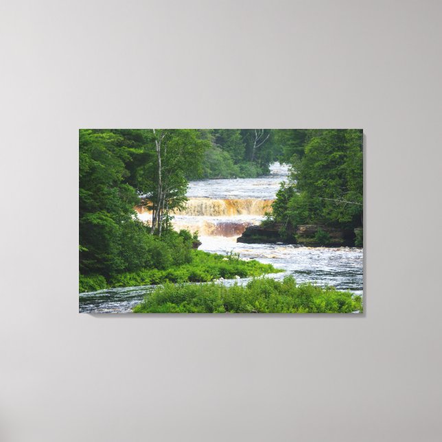 Tahquamenon The Lower Falls Canvas Print (Front)