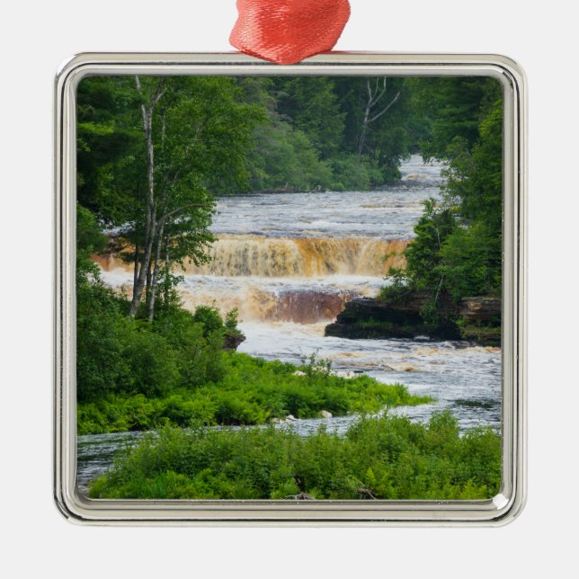 Tahquamenon The Lower Falls Metal Ornament (Front)