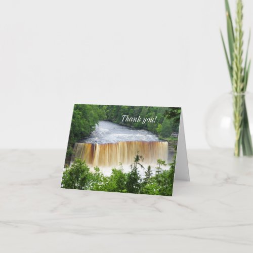 Tahquamenon Upper Falls Thank You Card