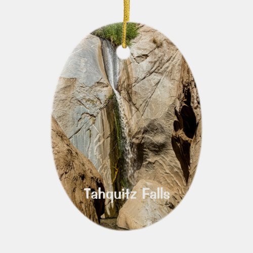 Tahquitz Falls Palm Springs CA Ceramic Ornament